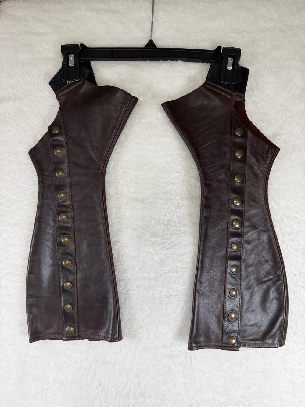 Women’s Brown Lace-Up Boot Gaiters - Fashion Overlays
E0019